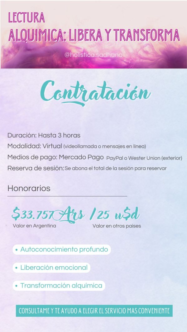 valor precio lectura de tarot terapeutico argentina